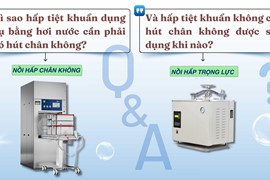 Vì Sao Hấp Tiệt Khuẩn Dụng Cụ Bằng Hơi Nước Phải Có Hút Chân Không?