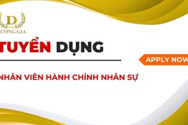 Tuyển Dụng Nhân Viên Hành Chính Nhân Sự