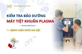 Kỹ Sư SteelcoBelimed & Dương Gia Kiểm Tra Thiết Bị Tại BV Phổi Hà Nội