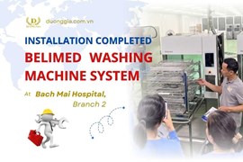 Belimed Washer Installation at Bach Mai Hospital – Branch 2