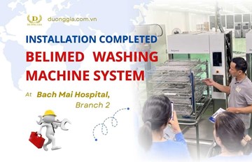 Belimed Washer Installation at Bach Mai Hospital – Branch 2